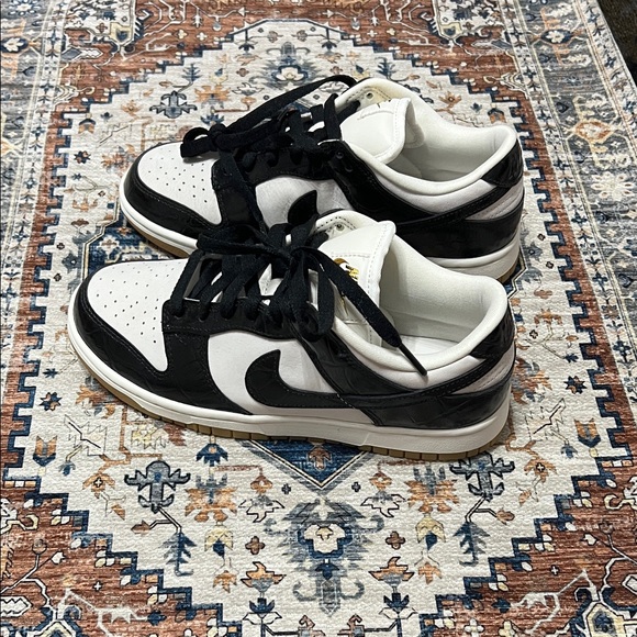 Nike Shoes - Nike Black and White Dunk Low LX Women’s Sneakers